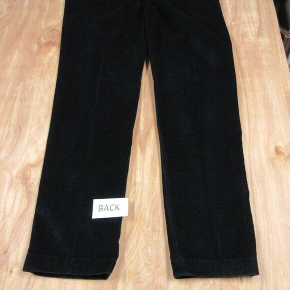 NAUTICA Classic Fit Pleated Front Corduroy Pants Mens Size 40x38 TALL Black NWT - Picture 11 of 11